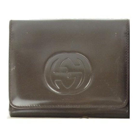 Gucci Brown Patent Leather Vintage - Picture 1 of 5